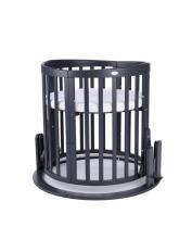 Waldin  Cradle for the 7in1 Crib Art.297564 Graphite Šūpošanās mehānisms 7in1 bērnu gultiņai.