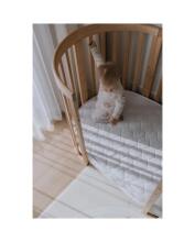 Waldin  Mattress Coconut Oval Crib Small Art.297569 Matracis ar kokosriekstu ieliktni OVAL bērnu gultiņai