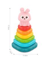 WOOPIE BABY Sensory Pyramid Tower Sorter Bunny 6m+