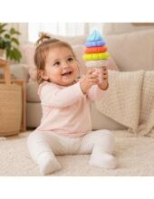 WOOPIE BABY Mūzikas Saldējuma Izglītojošs Sensora Puzle 5 gab. Skaņa Gaismas