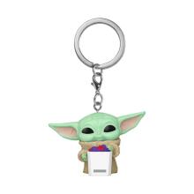 FUNKO POP! Keychain: Mandalorian & Grogu - Grogu with Snack