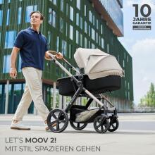 Kinderkraft Moov2 Air 3in1 Art.297978 Beige  Детская коляска 3 в 1