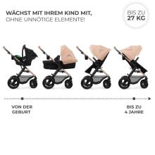 Kinderkraft Moov2 Air 3in1 Art.297978 Beige  Детская коляска 3 в 1