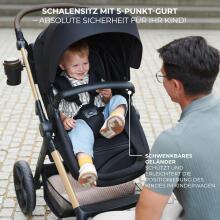 Kinderkraft Moov2 Air 4 in1 Art.297981 Light Grey  Детская коляска 4 в 1 c базой Isofix