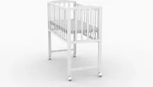 Elf Bed Mist Art.298060 Grey Bērnu koka šupulis gulta ar riteņiem 90x40cm