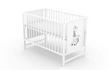 Elf Bed Bloom Drawer Art.298072 White Bērnu koka gulta ar atvilktni 120x60cm