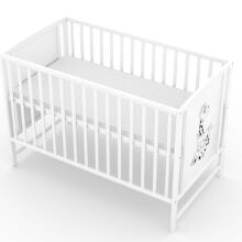 Elf Bed Bloom Drawer Art.298073 White/Grey Bērnu koka gulta ar atvilktni 120x60cm
