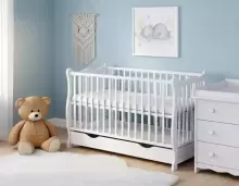 Elf Bed Juniper Art.298075 Grey Bērnu koka gulta 120x60cm