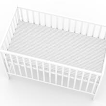 Elf Bed Сlassic  Art.298082 Grey Детская деревянная кроватка 120x60см