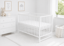 Elf Bed Сlassic  Art.298082 Grey Детская деревянная кроватка 120x60см