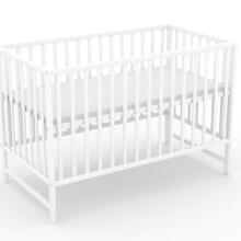 Elf Bed Сlassic Drawer Art.298083 Grey Детская деревянная кроватка с выдвижным ящиком120x60см
