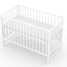 Elf Bed Сlassic Drawer Art.298084 White Детская деревянная кроватка с выдвижным ящиком120x60см