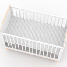 Elf Bed Vigo Art.298086 White Bērnu koka gulta 120x60cm
