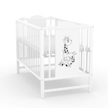 Elf Bed Petal Drawer Art.298139 White Bērnu koka gulta ar atvilktni 120x60cm