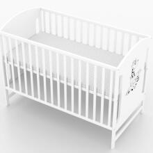 Elf Bed Meadow Art.298166 White/Pine Wooden baby crib  (120x60 cm)