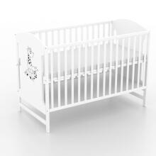 Elf Bed Meadow Art.298166 White/Pine Wooden baby crib  (120x60 cm)