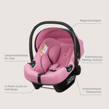 Lionelo Astrid I-Size Art.298319 Pink Coral Bērnu autosēdeklis (0-13 kg)