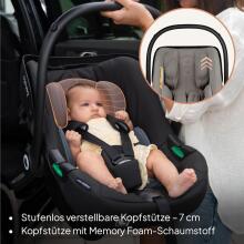 Lionelo Astrid I-Size Art.298322 Beige Taupe Bērnu autosēdeklis (0-13 kg)
