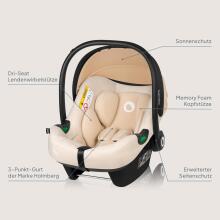 Lionelo Astrid I-Size Art.298323 Beige  Bērnu autosēdeklis (0-13 kg)
