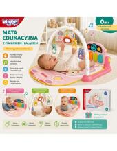 WOOPIE BABY Educational Interactive Play Mat Piano for Infants 3in1