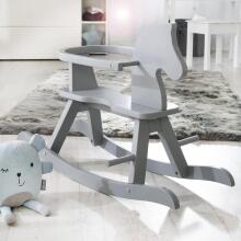Kidsworld Rocking Horse Art.298741 Grey  Bērnu koka šūpuļzirgs