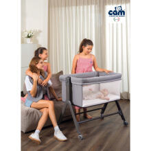 Cam Sempreconte Art.920-T167 Beige Bērnu gultiņa/šūpulītis  2 in 1