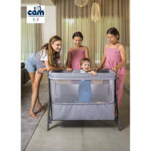 Cam Sempreconte Art.920-T167 Beige Bērnu gultiņa/šūpulītis  2 in 1