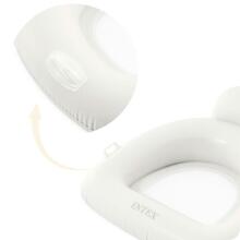 Gaisa peldēšanas krēsls balts INTEX 56801