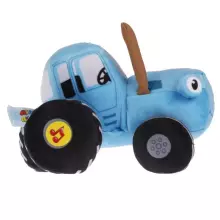Kids Book Tractor Blue  Art.299162 Mīkstā rotaļlieta ar skaņu Traktors