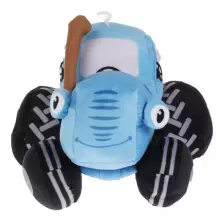 Kids Book Tractor Blue  Art.299162 Mīkstā rotaļlieta ar skaņu Traktors