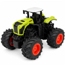 Augsts lauksaimniecības traktors ar izkraušanas piekabi, tālvadības, RC 1:16