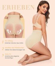 Simiya Shapewear Women's Tummy Control Shape Pants Art.299212 Modelēšanas un atbalstīšānas apakšbikses ar augstu jostas vietu (S-XXL)