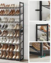 Metal Shoe Storage Art.299214 Black Apavu plaukts, , metāla skapis ar plauktiem