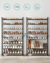 Metal Shoe Storage Art.299214 Black Apavu plaukts, , metāla skapis ar plauktiem