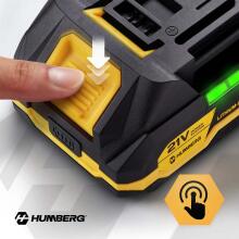 21V 2Ah аккумулятор для электроинструментов Humberg Li-ion 5 ячеек HM-433