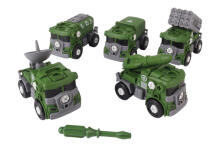 ROBOT 5 W 1 SKRĘCANY ZIELONY