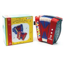 Svoora - Mūzikas instruments - Akordeons ar 7 taustiņiem (14 notīm) - Sarkans SV10299