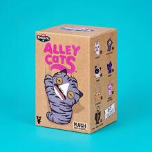 Fuggler Alley Cat Keyring Art.299879 atslēgu piekariņu sērija : Smieklīga, neglīta monstra plīša kolekcionējama rotaļlieta RANDOM,1 gab