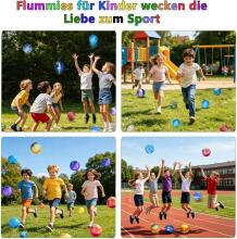 Kidsworld Bouncy Rubber Soccer Ball Art.299913 Bumba no kaučuka diamets 3.2 cm