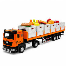 Orange Food Transport Truck 1:40