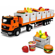 Orange Food Transport Truck 1:40