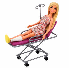 Anlily Doctor and Patient Doll, Hospital Bed, Medical Cart, Accessories