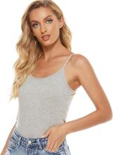 Women Maternity Undershirt  Spaghetti Top Art.300412 Grey Топ для беременных и кормления