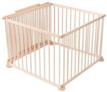 Wooden Playpen Hexagon Art.30298 Koka Manēža no 6 elementiem
