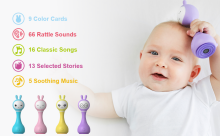 Alilo Smart Hare R1 Purple RU – Interactive Musical Developmental Toy for Children from 0+ with Russian Voice