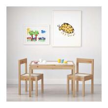 Latt Art.501.784.11   the set of a table and 2 chairs