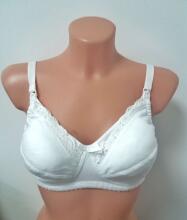 La Bebe™ Lingerie Bio Cotton Art.30707 White Maternity and nursing bra