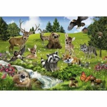 Ravensburger Art. R07830  Animal Friends Puzles, 2x24 gb.