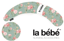 La Bebe™ Moon Maternity Pillow Art.3102 Roses Green, 195 cm