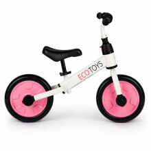 Eco Toys Bike Art.YM-BB-12 Pink Bērnu skrējritenis ar metālisko rāmi